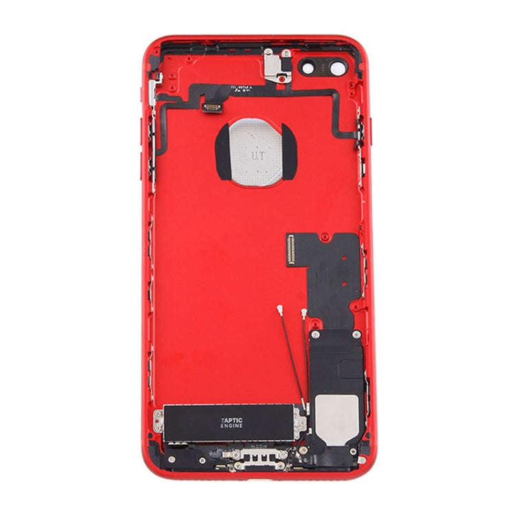 for iPhone 7 Plus Battery Back Cover Assembly with Card Tray(Red)