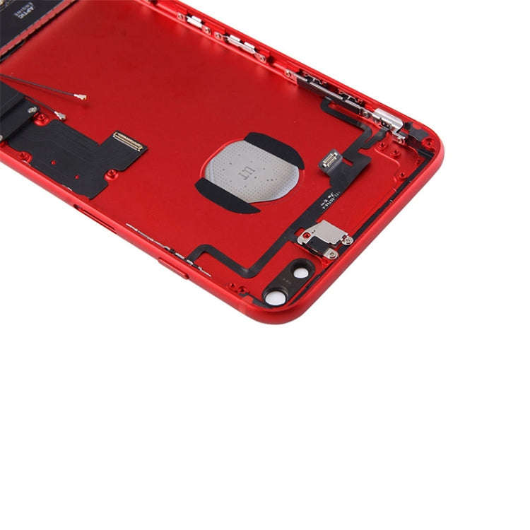for iPhone 7 Plus Battery Back Cover Assembly with Card Tray(Red)