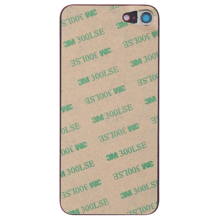 Back Cover with Adhesive for iPhone 8(Red)