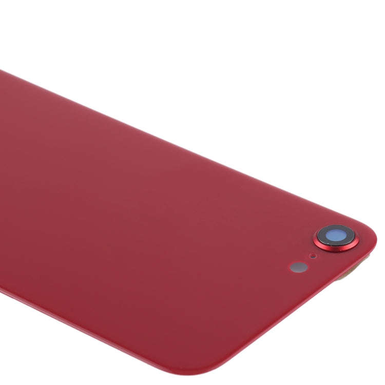 Back Cover with Adhesive for iPhone 8(Red)