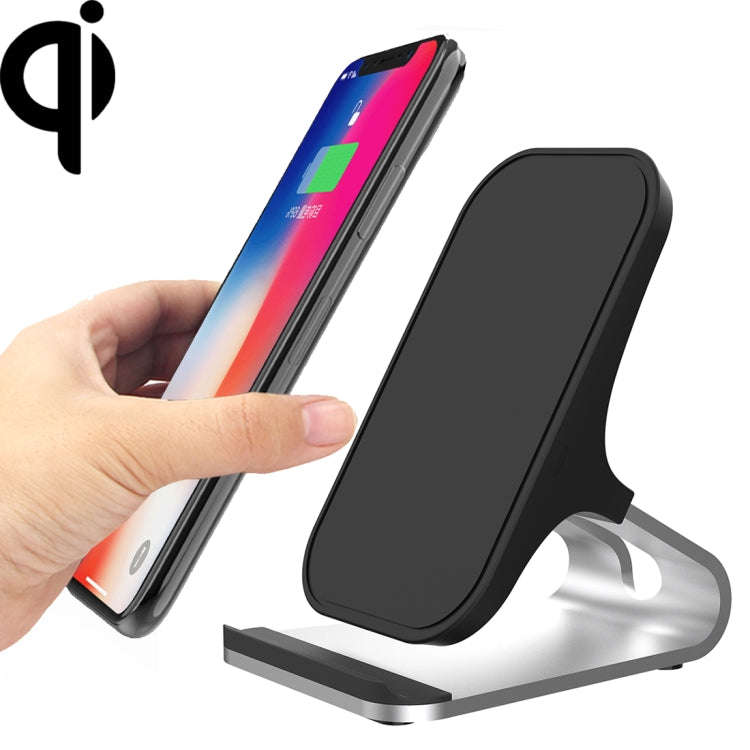 HAMTOD M5 15W Intelligent Dual Coil Design Qi Standard Holder Wireless Charger with Indicator Lig...