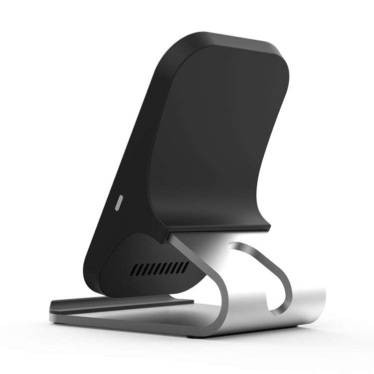 HAMTOD M5 15W Intelligent Dual Coil Design Qi Standard Holder Wireless Charger with Indicator Lig...