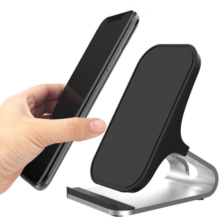 HAMTOD M5 15W Intelligent Dual Coil Design Qi Standard Holder Wireless Charger with Indicator Lig...