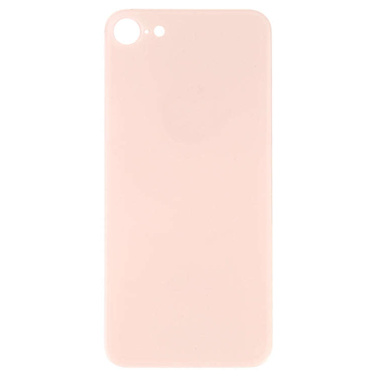 Easy Replacement Big Camera Hole Glass Back Battery Cover with Adhesive for iPhone 8(Gold)