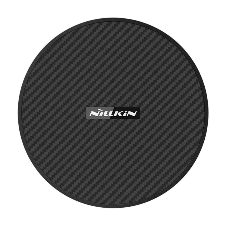 NILLKIN Power Flash Aramid Fiber Qi Standard Wireless Charger Charging Pad (Black)