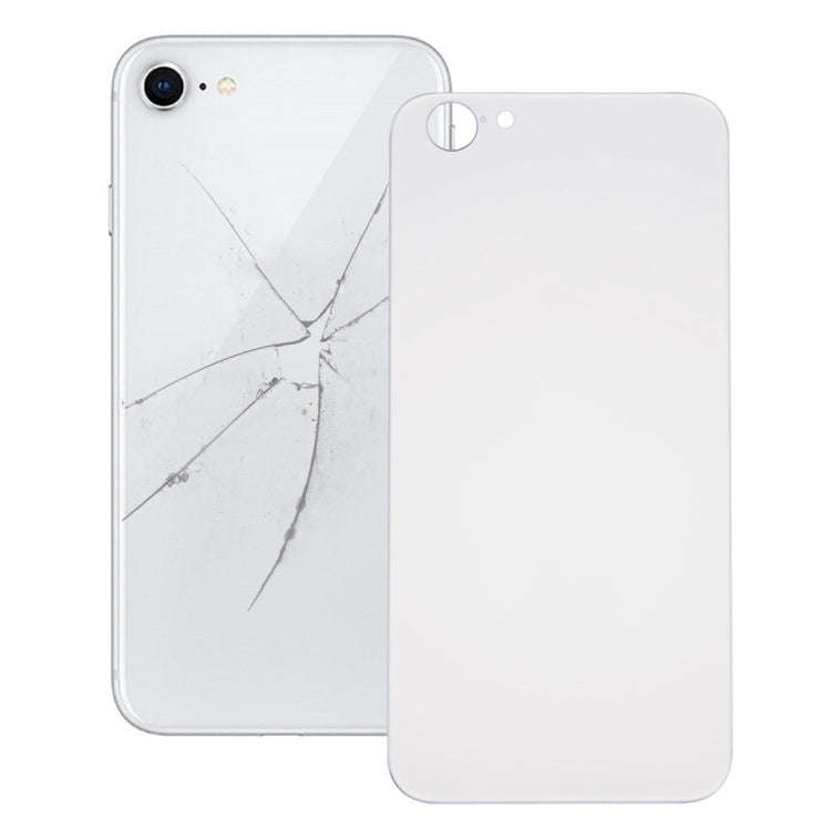 Glass Battery Back Cover for iPhone 8 (Silver)