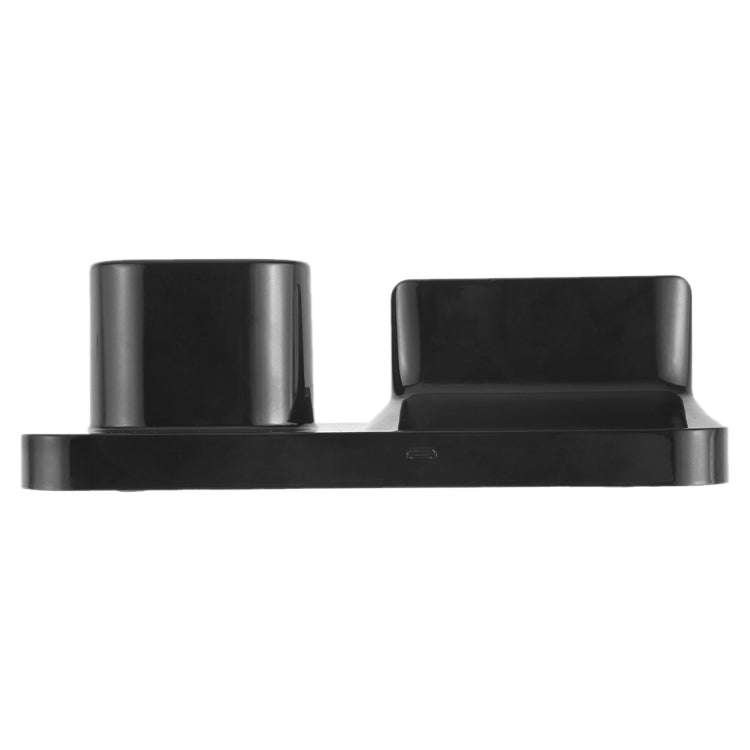 Wireless Rechargeable Base Charging Station Holder for Mobile Phone & Headset, with Micro USB + U...