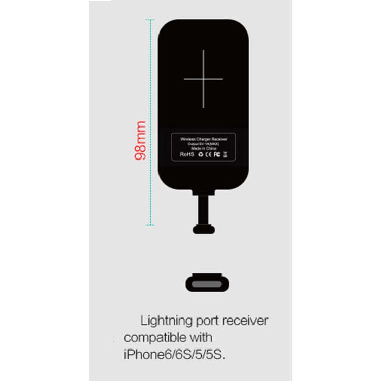 NILLKIN Magic Tag QI Standard Wireless Charging Receiver for iPhone 7 / 6s / 6 / 5S / 5, with 8 P...