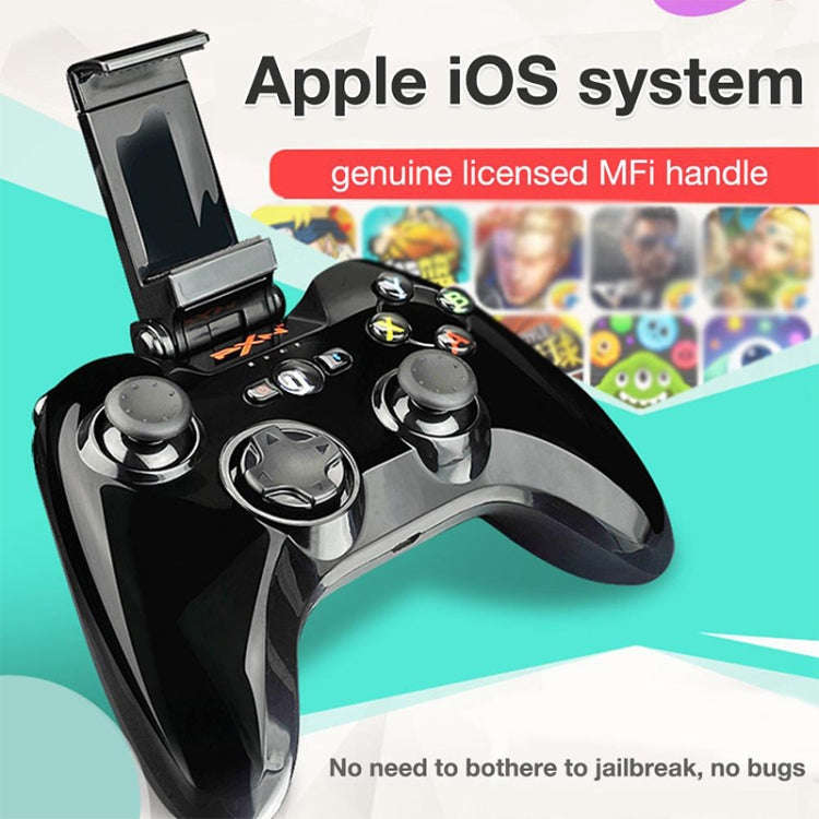 PXN PXN-6603 MFI Mobile Phone Wireless Bluetooth Game Handle Controller, Compatible with iOS Syst...