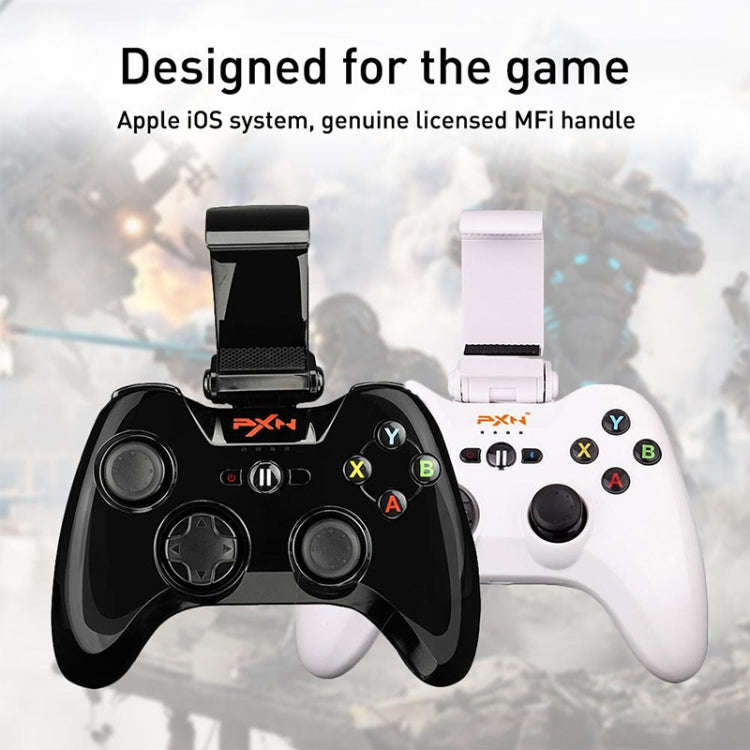 PXN PXN-6603 MFI Mobile Phone Wireless Bluetooth Game Handle Controller, Compatible with iOS Syst...