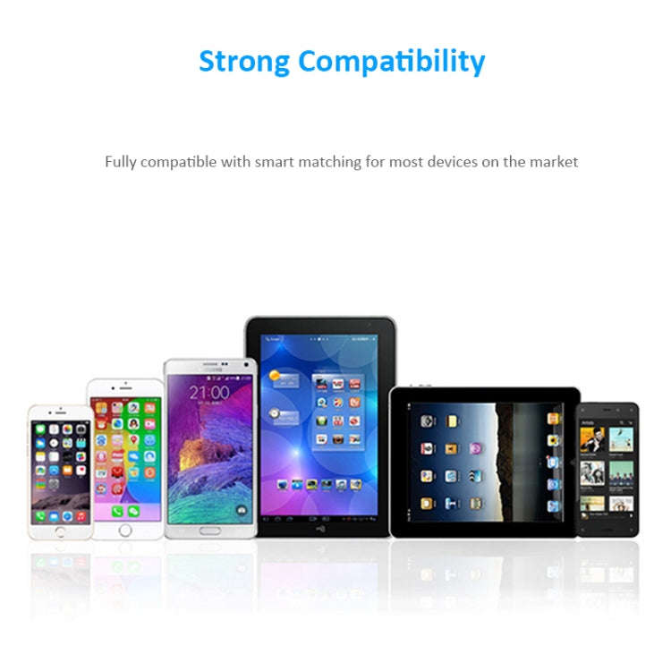 50W 6 USB Ports + 2 USB-C / Type-C Ports + Wireless Charging Multi-function Charger with LED Disp...