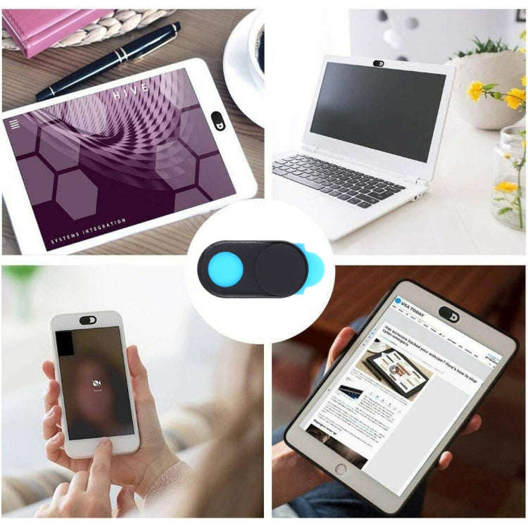3 PCS Universal Ultra-thin Design Magnet WebCam Cover Camera Cover for Desktop, Laptop, Tablet, P...