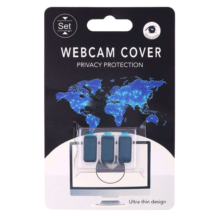 3 PCS Universal Ultra-thin Design Rectangle WebCam Cover Camera Cover for Desktop, Laptop, Tablet...