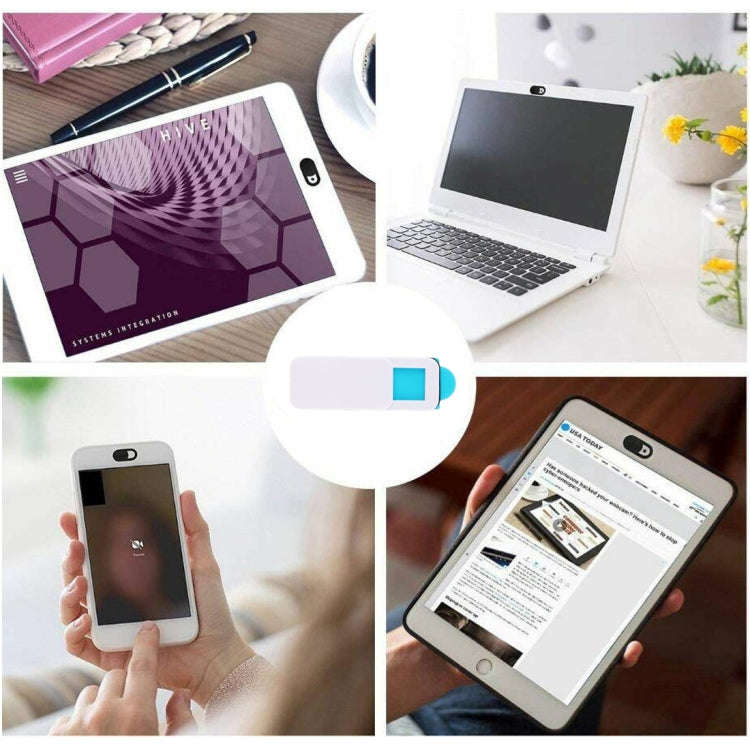 3 PCS Universal Ultra-thin Design Rectangle WebCam Cover Camera Cover for Desktop, Laptop, Tablet...