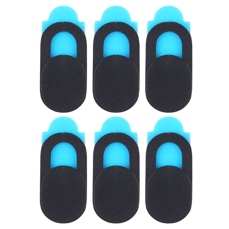 6 PCS Universal Ultra-thin Design WebCam Cover Camera Cover for Desktop, Laptop, Tablet, Phones(B...