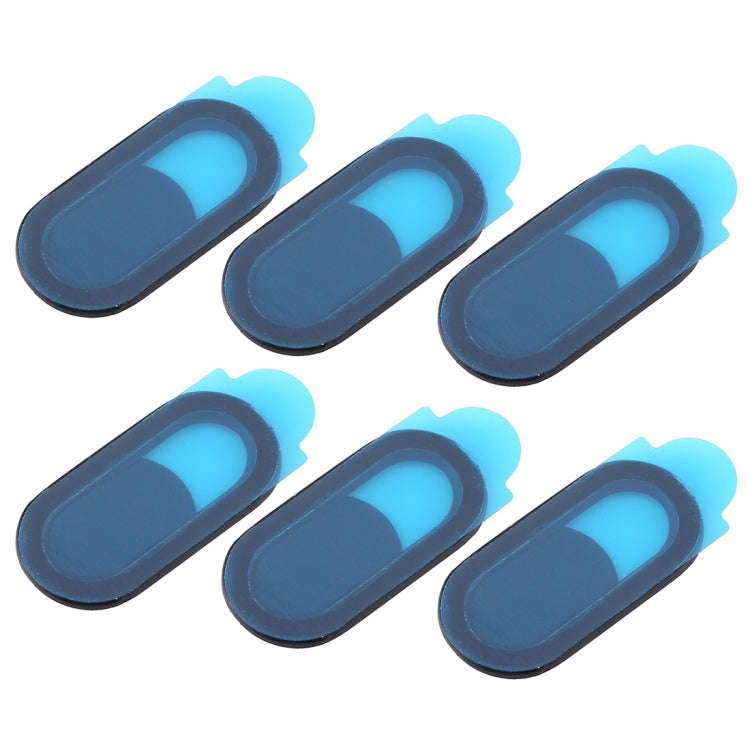 6 PCS Universal Ultra-thin Design WebCam Cover Camera Cover for Desktop, Laptop, Tablet, Phones(B...