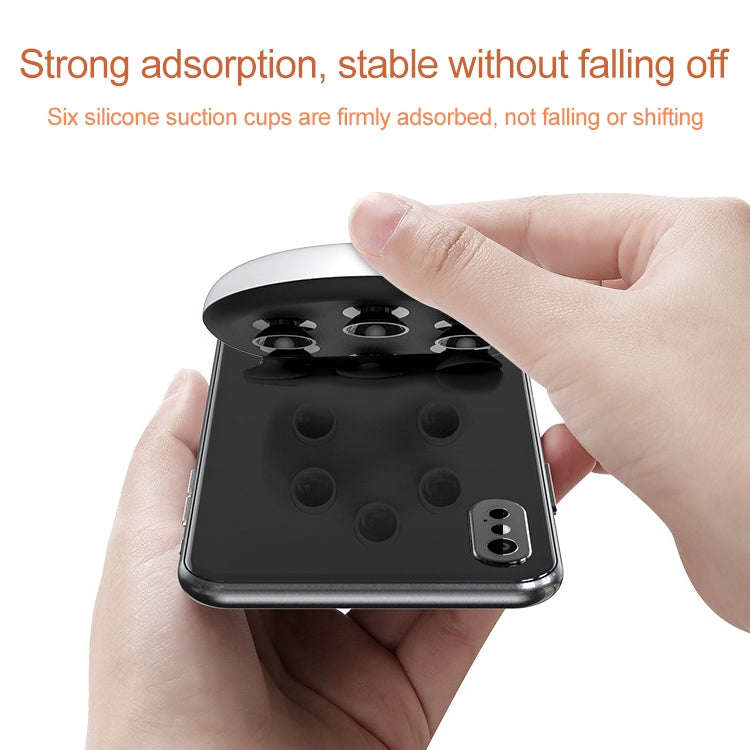 10W Portable Suction Cup Mobile Phone Fast Charging Wireless Charger, Length: 1.5m(Red)