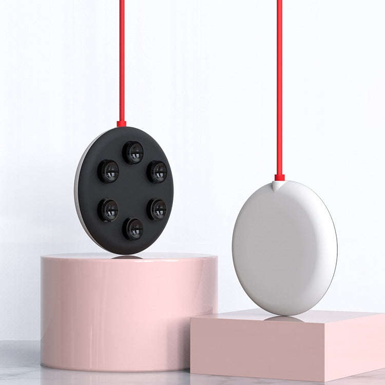 10W Portable Suction Cup Mobile Phone Fast Charging Wireless Charger, Length: 1.5m(White + Black)
