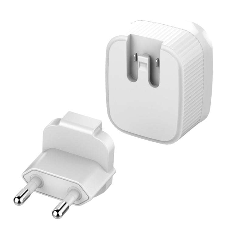 LDNIO A201 2.4A Dual USB Charging Head Travel Direct Charge Mobile Phone Adapter Charger With 8 P...
