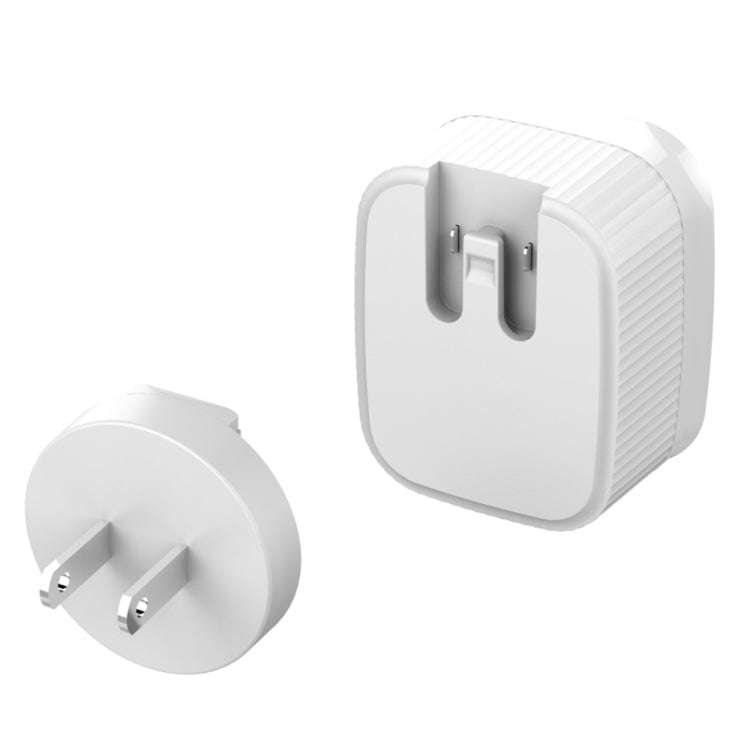 LDNIO A201 2.4A Dual USB Charging Head Travel Direct Charge Mobile Phone Adapter Charger With 8 P...