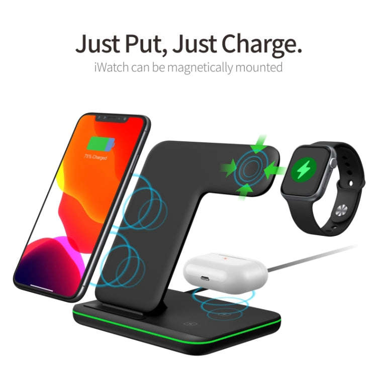 Z5A QI Vertical Magnetic Wireless Charger for Mobile Phones & Apple Watches & AirPods / Samsung G...