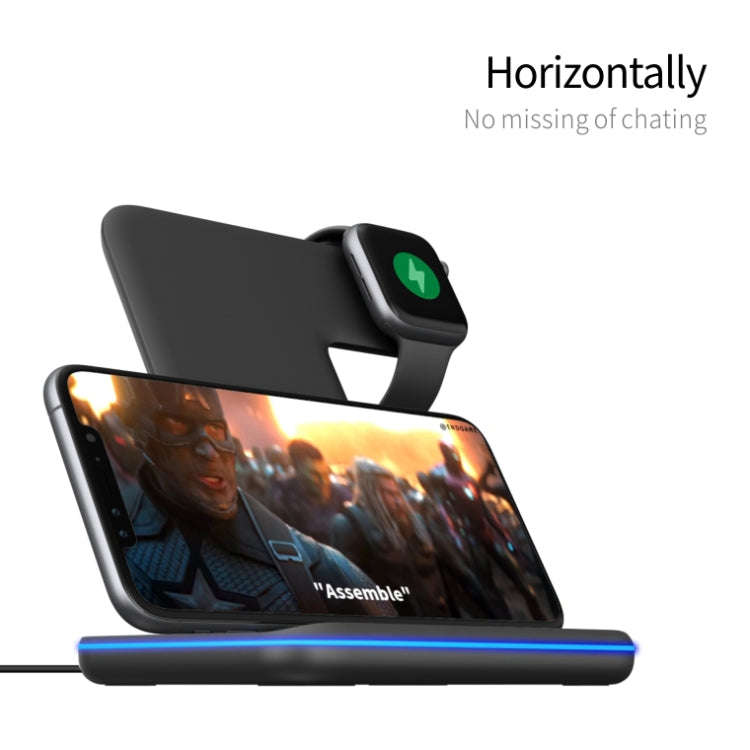 Z5A QI Vertical Magnetic Wireless Charger for Mobile Phones & Apple Watches & AirPods / Samsung G...