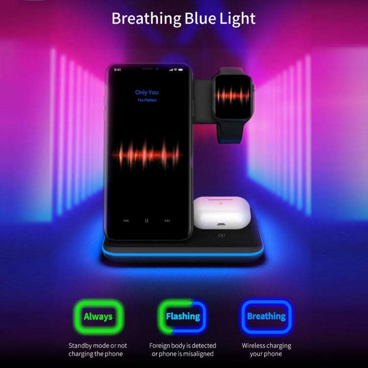 Z5A QI Vertical Magnetic Wireless Charger for Mobile Phones & Apple Watches & AirPods / Samsung G...