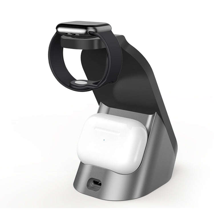 H18 3 in 1 Quick Wireless Charger for iPhone, Apple Watch, AirPods and other Android Smart Phones...