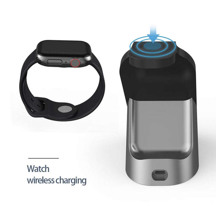 H18 3 in 1 Quick Wireless Charger for iPhone, Apple Watch, AirPods and other Android Smart Phones...