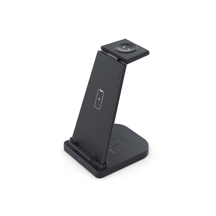 HQ-UD21 3 in 1 Folding Mobile Phone Watch Multi-Function Charging Stand Wireless Charger for iPho...