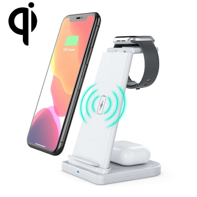 HQ-UD21 3 in 1 Folding Mobile Phone Watch Multi-Function Charging Stand Wireless Charger for iPho...