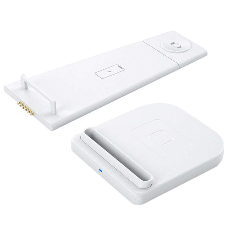 HQ-UD21 3 in 1 Folding Mobile Phone Watch Multi-Function Charging Stand Wireless Charger for iPho...