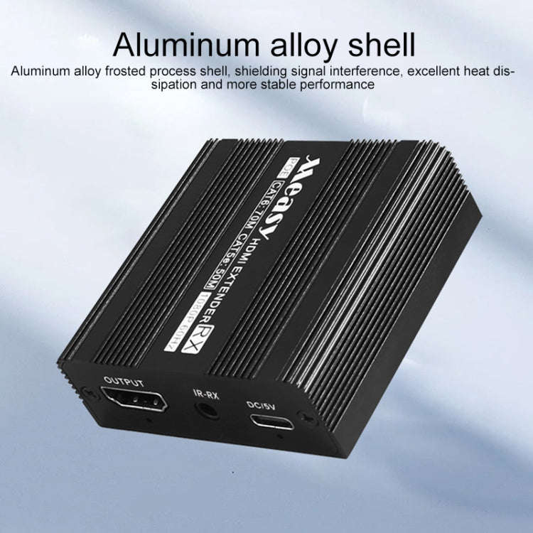 Measy ET100 HDMI Extender Transmitter + Receiver Converter Ethernet Cable, Transmission Distance:...