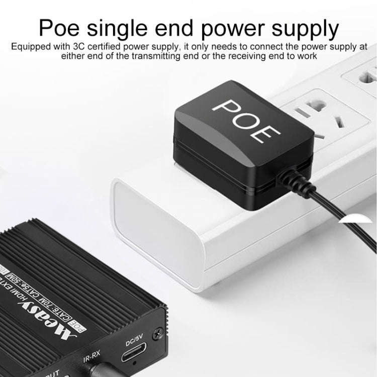 Measy ET100 HDMI Extender Transmitter + Receiver Converter Ethernet Cable, Transmission Distance:...