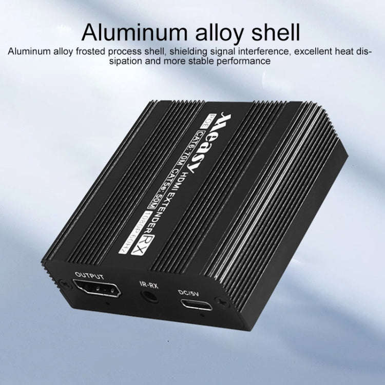Measy ET100 HDMI Extender Transmitter + Receiver Converter Ethernet Cable, Transmission Distance:...