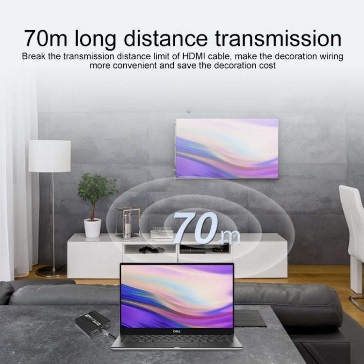 Measy ET100 HDMI Extender Transmitter + Receiver Converter Ethernet Cable, Transmission Distance:...