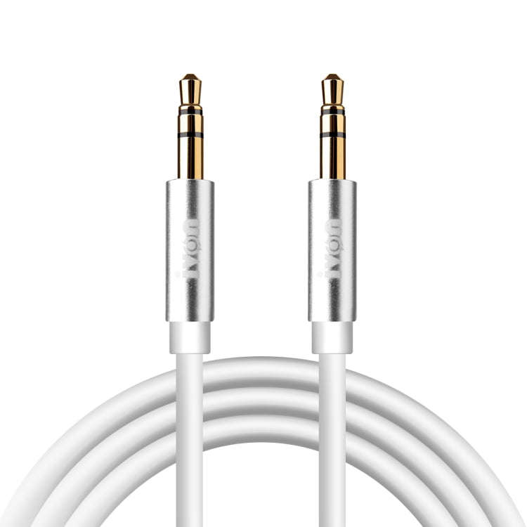 IVON CA55 3.5mm Male to Male AUX Audio Cable, Cable Length: 1m(White)