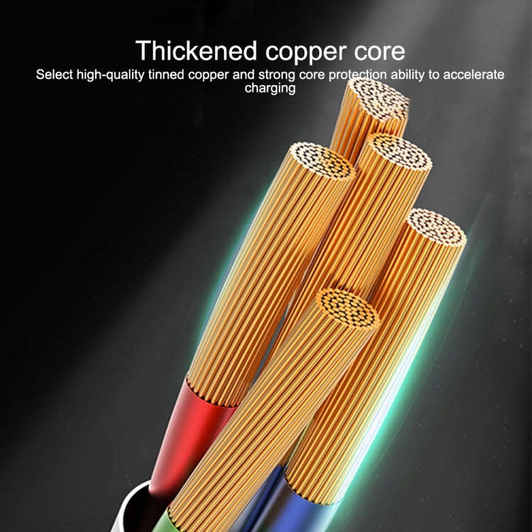IVON CA88 12W 2.4A USB to Micro USB Nylon Braid Fast Charge Data Cable, Cable Length: 1m (Black)