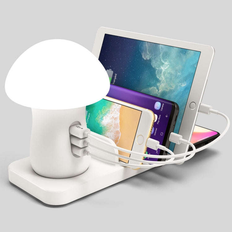 HQ-UD12 Universal 4 in 1 40W QC3.0 3 USB Ports + Wireless Charger Mobile Phone Charging Station w...