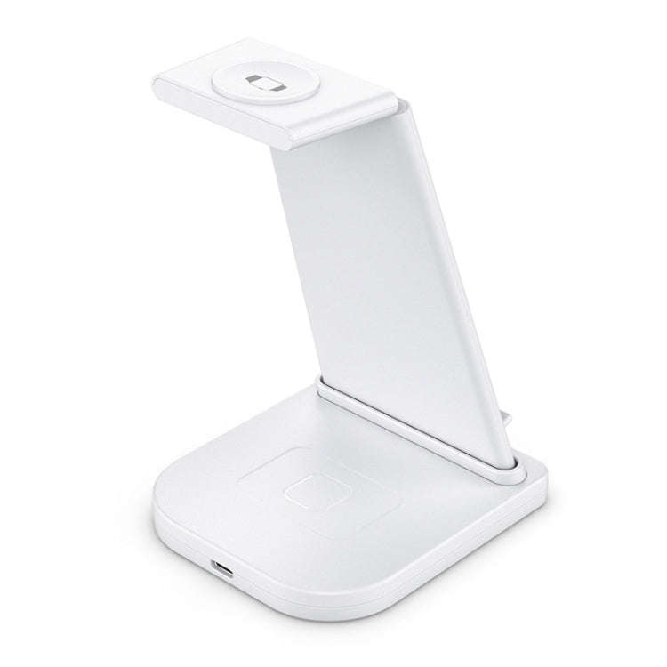 10W 3 in 1 QC 3.0  Vertical Multi-function Wireless Charger with Stand Function, Suitable for Mob...