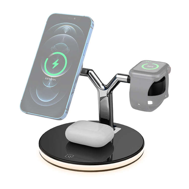 3 in 1 25W Multi-function Magnetic Wireless Charger for Mobile Phones & Apple Watches & AirPods ,...