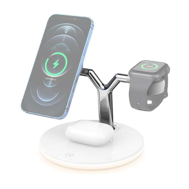 3 in 1 15W Multi-function Magnetic Wireless Charger for Mobile Phones & Apple Watches & AirPods, ...