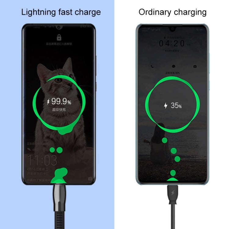 WK WDC-107i 1m 2.4A Saint Zinc Alloy Series USB to 8 Pin Data Sync Charging Cable (Black)