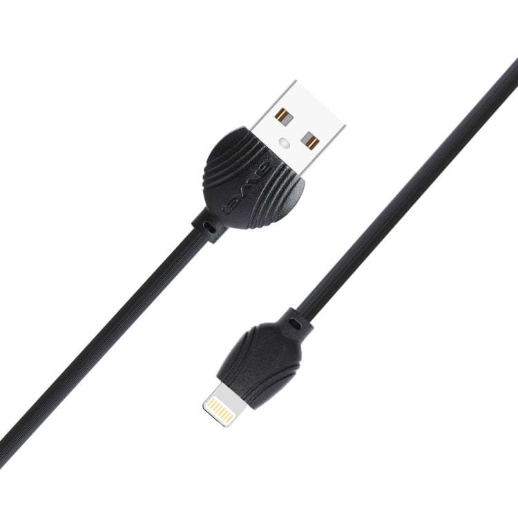 awei CL-63 2.5A 8 Pin Charging + Transmission Aluminum Alloy Data Cable, Length: 1m(Black)