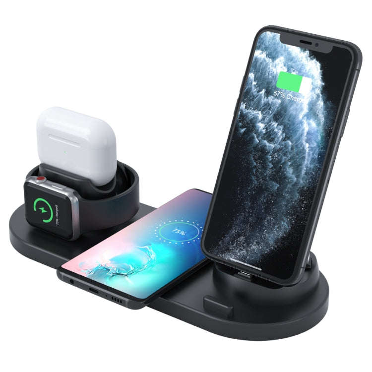 HQ-UD15-upgraded 6 in 1 Wireless Charger For iPhone, Apple Watch, AirPods and Other Android Phone...