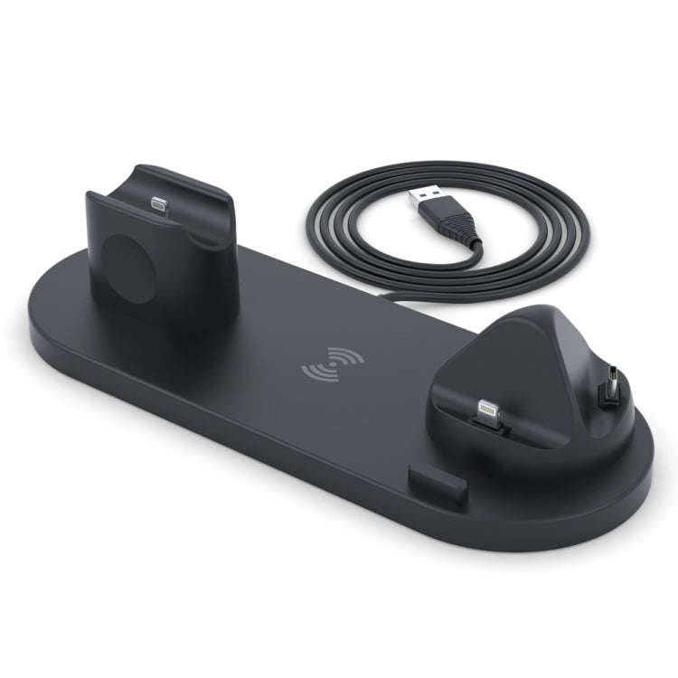 HQ-UD15-upgraded 6 in 1 Wireless Charger For iPhone, Apple Watch, AirPods and Other Android Phone...