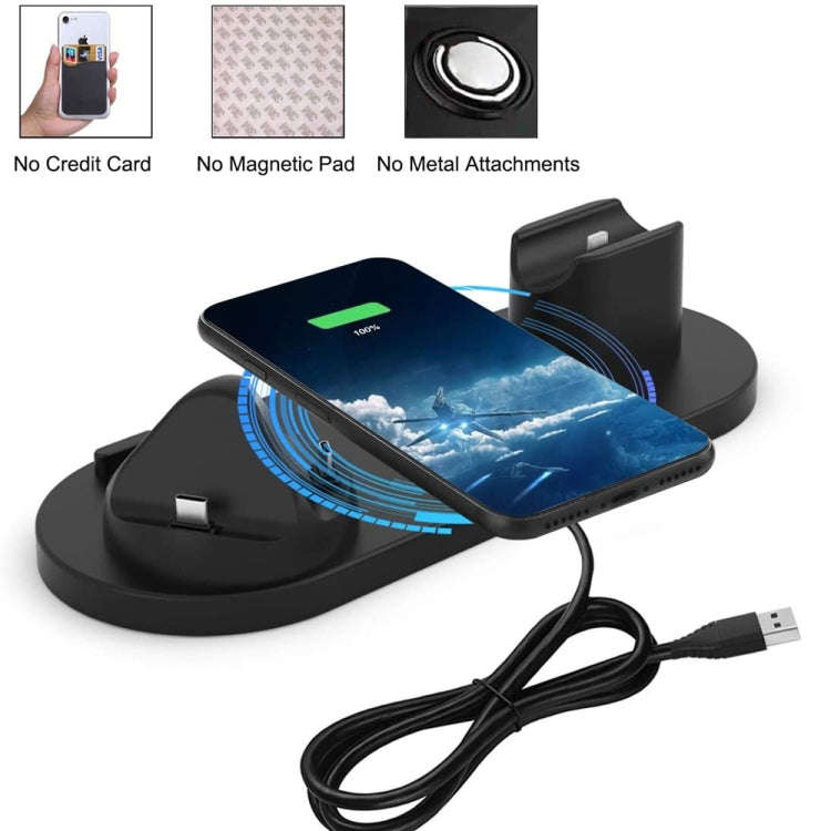 HQ-UD15-upgraded 6 in 1 Wireless Charger For iPhone, Apple Watch, AirPods and Other Android Phone...