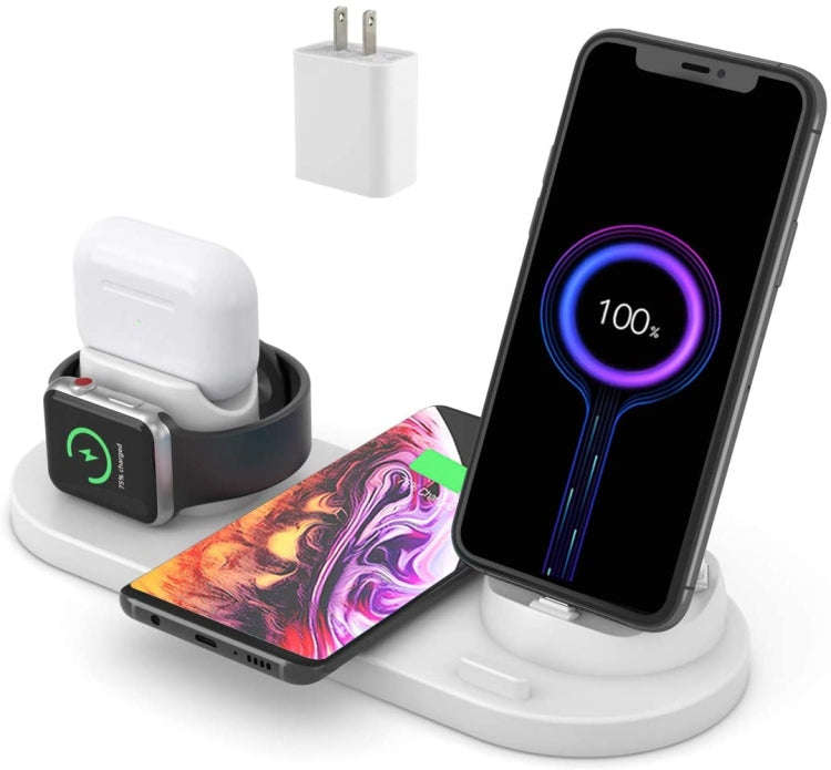 HQ-UD15-upgraded 6 in 1 Wireless Charger For iPhone, Apple Watch, AirPods and Other Android Phone...