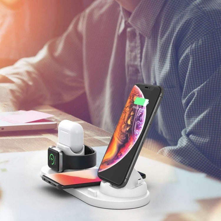 HQ-UD15-upgraded 6 in 1 Wireless Charger For iPhone, Apple Watch, AirPods and Other Android Phone...