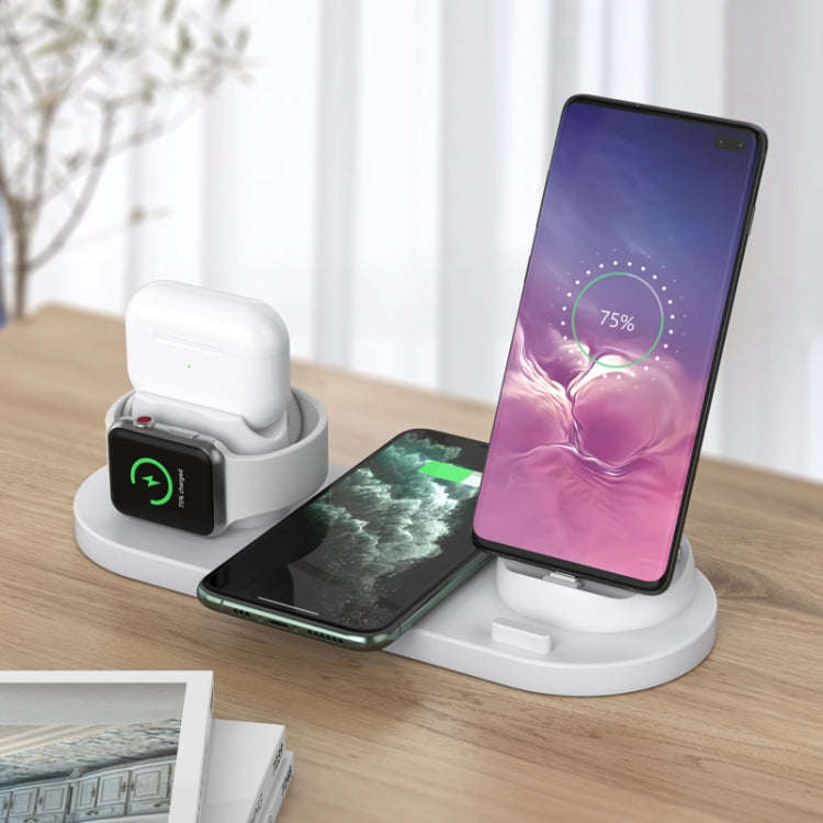 HQ-UD15-upgraded 6 in 1 Wireless Charger For iPhone, Apple Watch, AirPods and Other Android Phone...